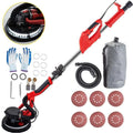 Drywall Sander 850W, Electric Drywall Sander, Electric Sander, with LED Strip Light and Vacuum Bag, Variable Speed 800 - 1750 RPM, Foldable Sheetrock Sander, with Telescope Handle, Wall Sander