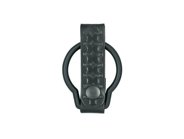Basketweave Leather Belt Holder for D-Cell Flashlights