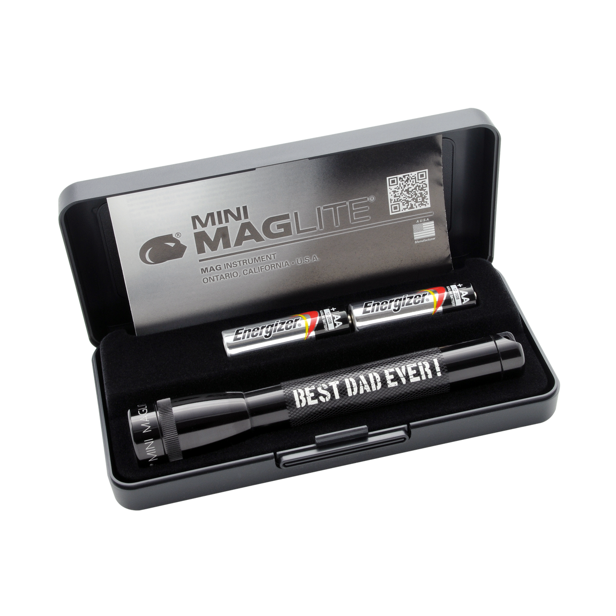 Mini Xenon 2AA - Best Dad Ever - Black