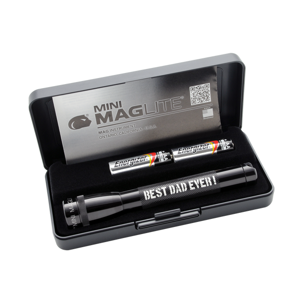 Mini Xenon 2AA - Best Dad Ever - Black