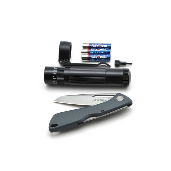 XL50 - LED Flashlight - Gerber Sharkbelly Knife Bundle