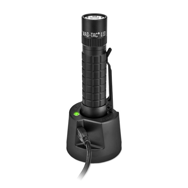 MAG-TAC® - LED Rechargeable Plain Bezel Flashlight System