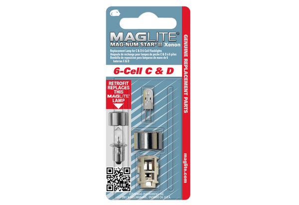 Replacement Lamp-Bulb for 6-Cell C & D Flashlight