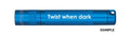 Solitaire LED Key Chain Flashlight - Blue - Custom Engraving