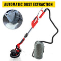 Drywall Sander 850W, Electric Drywall Sander, Electric Sander, with LED Strip Light and Vacuum Bag, Variable Speed 800 - 1750 RPM, Foldable Sheetrock Sander, with Telescope Handle, Wall Sander