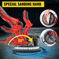 Drywall Sander 850W, Electric Drywall Sander, Electric Sander, with LED Strip Light and Vacuum Bag, Variable Speed 800 - 1750 RPM, Foldable Sheetrock Sander, with Telescope Handle, Wall Sander