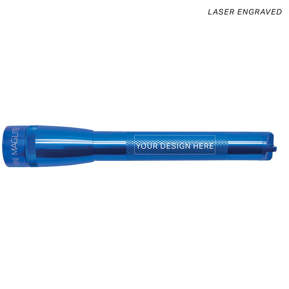 Mini Pro LED Flashlight - Blue - Custom Engraving