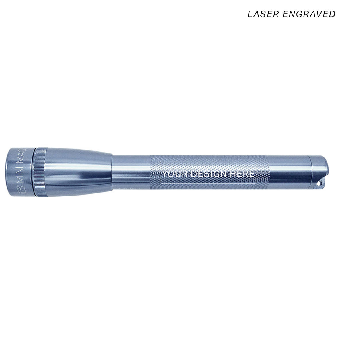 Mini Pro LED Flashlight - Gray - Custom Engraving