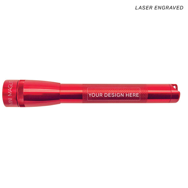 Mini Pro LED Flashlight - Red - Custom Engraving