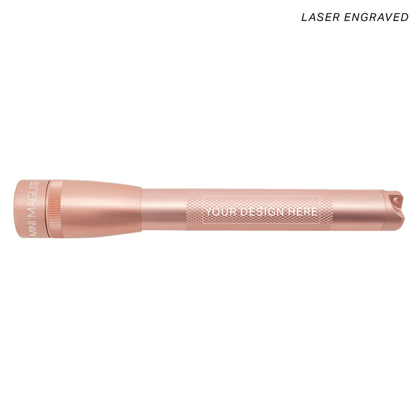Mini Pro LED Flashlight - Rose Gold - Custom Engraving